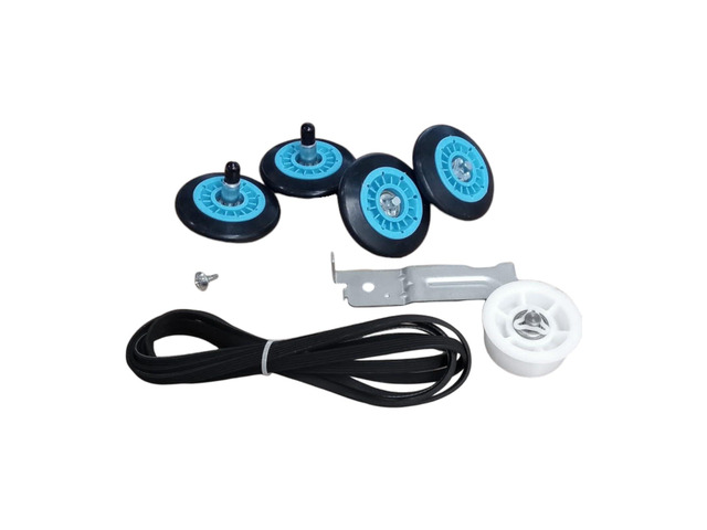 DESAMKIT Dryer Repair Kit For Samsung Includes (4) DC97-16782A Dryer Support Rollers, (1) DC93-00634A Idler Arm and (1) 6602-001655 Belt