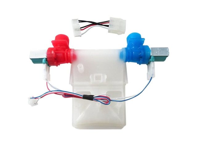 New W11101906 Washer Water Inlet Valve for Amana NTW4516FW3, Replace W11210463 W11038696 W10701461 W10869803