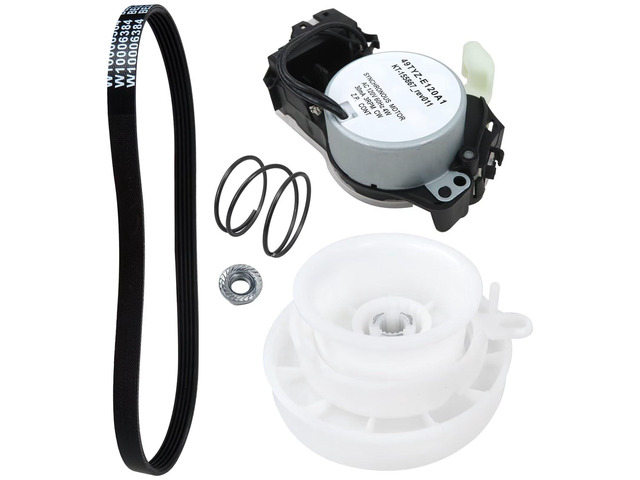 W10913953 W10721967 W10006384 Washer Shift Actuator + Pulley Clutch Kit + Drive Belt Fit for Whirlpool WTW5000DW2, WTW5000DW3, WTW5005KW0,...