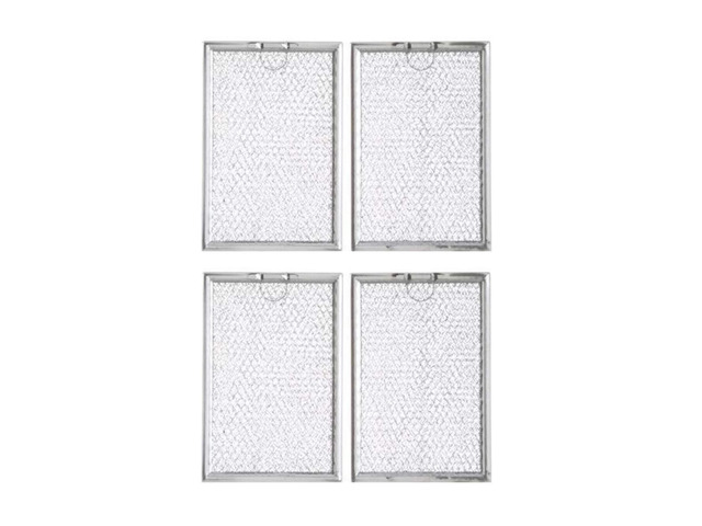 Replacement HD Supply 304506 Compatible Replacement Aluminum Filters - 5 x 7-5/8 x 3/32' (4-Pack)