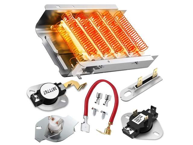 2026 UPGRADE 279838 Dryer Heating Element for Whirlpool Kenmore Roper Maytag Amana Admiral Dryer Heating Element Part Thermostat Thermal Fuse...