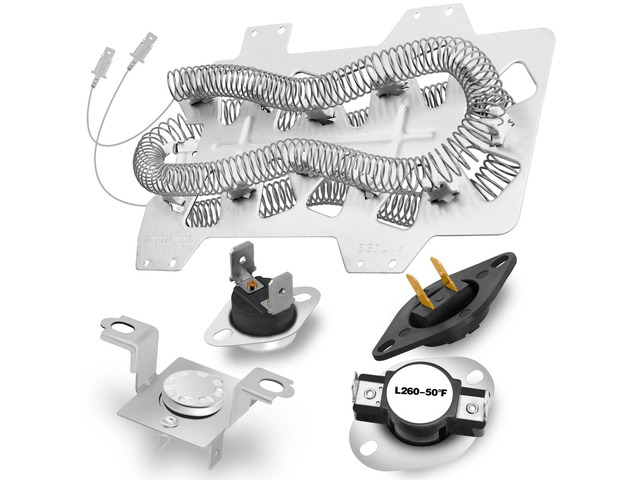 UpgradedDC47-00019A Dryer Heating Element for Samsung DV45H7000EW/A2 DVE50R5200W/A3 DV40J3000EW/A2 DV42H5000EW/A3 DVE50M7450W/A3 DV42H5200EW/A3...