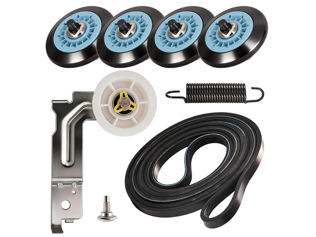 Dryer Repair Kit for LG, 4581EL2002C Rollers, Belt and Pulley Includes four rollers, 4400EL2001A belt, 4561EL3002A pulley assembly and tension...