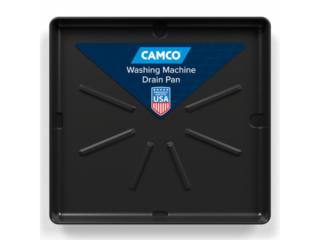 Washing Machine Drain Pan - Features a Durable Plastic Construction, 1-inch/1.5-inch PVC Drain Fitting, and Measures 30-inches (L) x 32-inches (W)...
