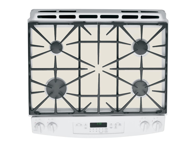 Stove Top Protector for General Electric GE Gas Range Stove Top, Custom Fit Ultra Thin Reusable Burner Splatter Spill Guard Protective Cover Liner... Stove Top Protector for General Electric GE Gas Range Stove Top, Custom Fit Ultra Thin Reusable Burner Splatter Spill Guard Protective Cover Liner...