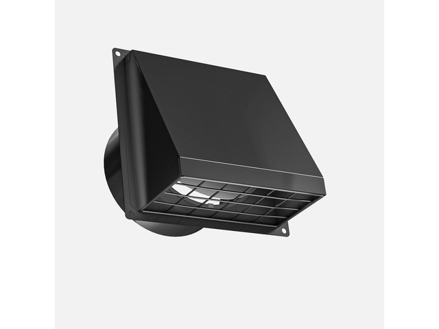 8 Inch Vent Covers for Wall with Removable Mesh, Wall Mount Exhaust Vent with Rubber Cushioned Non-Return Flap, Stainless Steel Wall Vent Cover for...