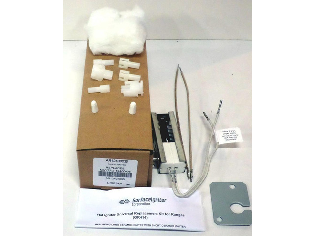 Parts 12400035 Ignitor Gas Oven Range Igniter for Maytag Magic Chef 7432P067-60
