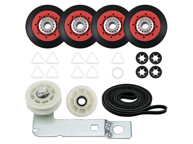 4392067 Dryer Repair Kit with W10837240 Idler Pulley for Whirlpool Dryer Fit for Whirlpool Cabrio Duet Maytag Bravos XL Kenmore Elite Admiral...