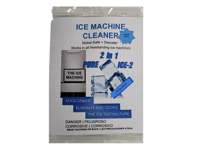 Freestanding Ice Maker Machine Cleaner Compatible with 37050, 41978 U-line, Ice-O-Matic, Jenn Air, Blaze, Manitowoc, Marine Crescent
