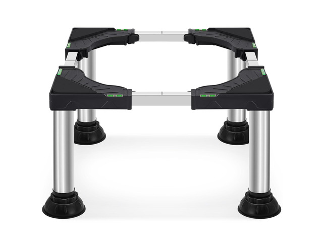 Height 11'-12' Mini Fridge Stand Heavy Duty Washer and Dryer Stand Pedestal for 19-27 Inch Appliance Washing Machine Stand Base Laundry Pedestal...