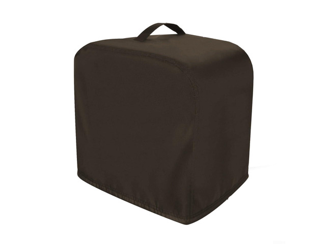 210D Oxford Ice Maker Cover, Waterproof Dust Resistant Shield for Portable Countertop Units, Features Adjustable Strap and Carry Handles(Coffee color)