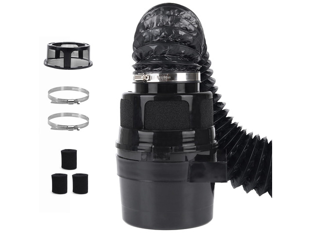 Upgraded Version - 3 IN 1 Indoor Dryer Vent Kit with Lint Trap Dryer Lint Catcher Water Filter Bucket for Electric Dryer (Black Dryer Vent Bucket...