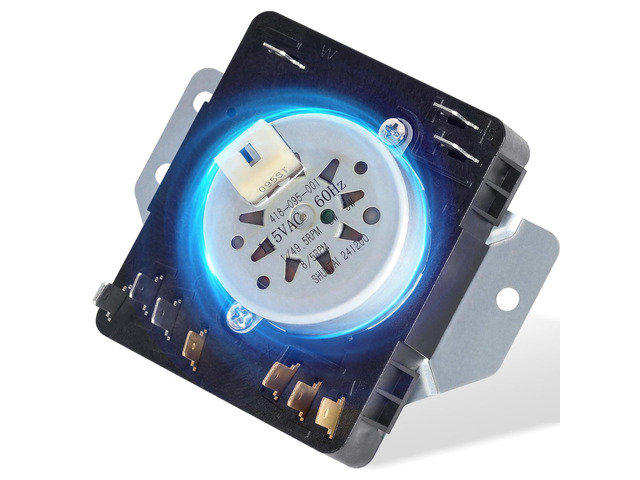 W10185981 Dryer Timer Compatible with Whirlpool, Maytag, Kenmore, Crosley WGD4800XQ1, MGDC215EW2, WGD4815EW2, WPW10185981 Dryer Timer Replacement...