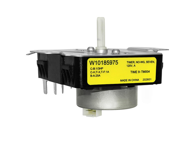 W10185975 WPW10185975 Dryer Timer Compatible with Whirlpool WGD4700YQ1, WGD4890XQ0, WGD4890XQ1, Kenmore 11070022010, 11071402311, 11071402312,...