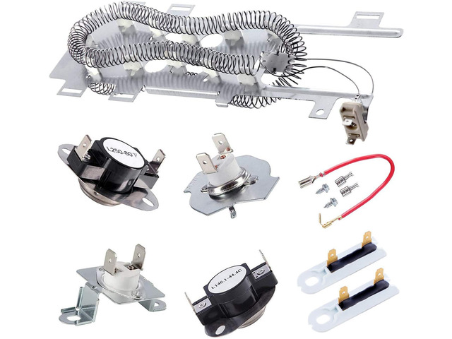8544771 Dryer Heating Element 279816 Thermostat 279973 3392519 Cut-Off Fuse Wp8544771 Compatible With Whirlpool Maytag Kenmore Electric Dryer,...