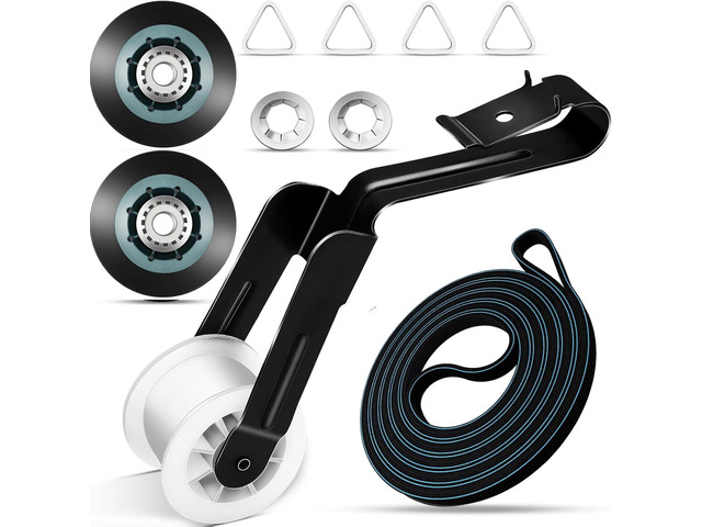 4392065RC Dryer Repair Kit Including 691366 Idler Pulley, 341241 Dryer Belt 4392065RC Dryer Parts for Whirlpool Kenmore Roper Maytag Sears Amana...