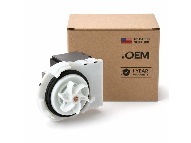 WD19X25461 WD19X26143 Drain Pump Assembly Compatible With GE Dishwasher Replaces 4960353 AP6973150 PS12730507 EAP12730507 PD00062533