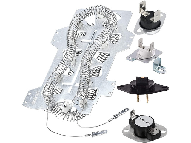 Upgraded Dryer Heating Element DC47-00019A for Samsung, DC96-00887A & DC47-00016A & DC47-00018A & DC32-00007A Dryer Parts,Repace dv40j3000ew/a2...
