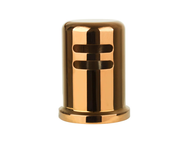 Rose Gold Finish Kitchen Dishwasher Air Gap Cap, copper Air Gap Cover