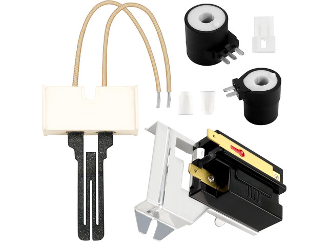 Dryer Repair Kit Contains 279311 Igniter 279834 Gas Valve Coil 338906 Flame Sensor Fit for Kenmore Whirlpool Maytag Gas Dryers