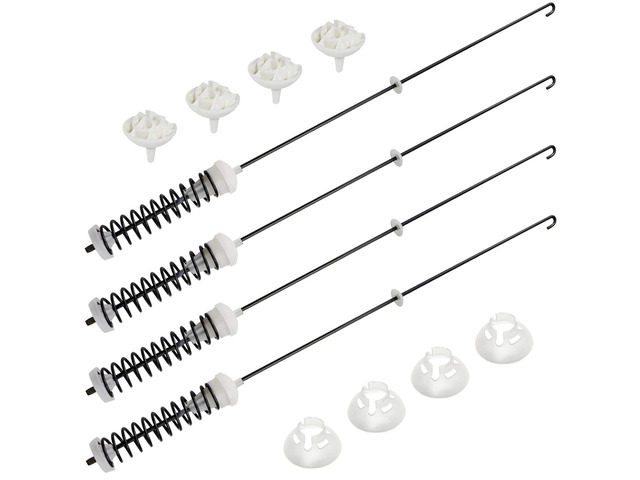 W10780045 Suspension Rod Kit Replacement For Roper RTW4516FW1 RTW4516FW2 RTW4641BQ0 RTW4641BQ1 VAW3584GW0 VAW3584GW1 WET4027HW0 WETLV27HW0...