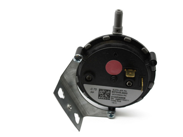 Replacement for fits 0130F00506 Goodman -.075' Pf Spst Pressure Switch OEM 0130F00506