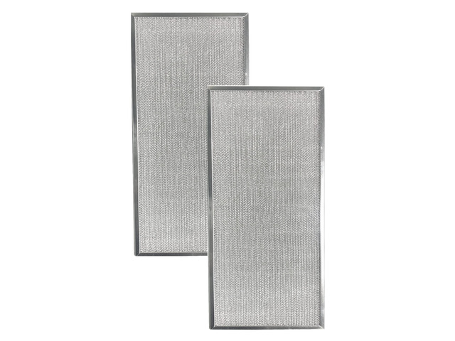10-1/2 Inches X 23-3/4 Inches X 3/8 Inches Range Hood Aluminum Grease Filters 2-Pack