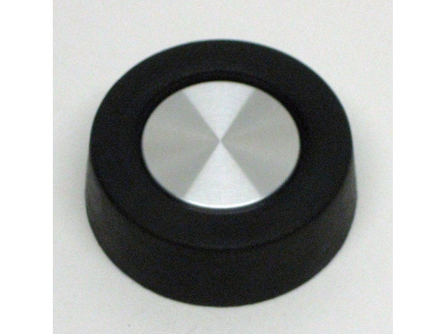 Whirlpool, Kenmore/Sears Washer Timer Knob Replacement New (Black with a Chrome Center)