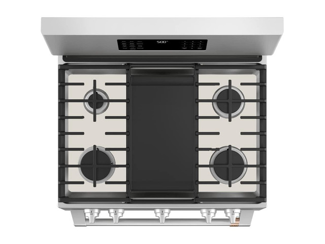 Stove Top Protector for General Electric GE Café Series Gas Range Stove, Custom Fit Ultra Thin Reusable Burner Splatter Spill Guard Protective...