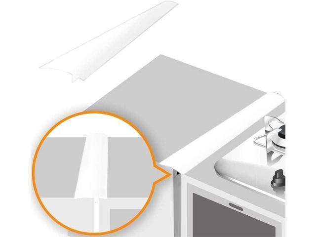 Lindas Essentials Silicone Stove Gap Covers (2 Pack), Heat Resistant Oven Gap Filler Seals Gaps Between Stovetop and Counter, Easy to Clean Stove...