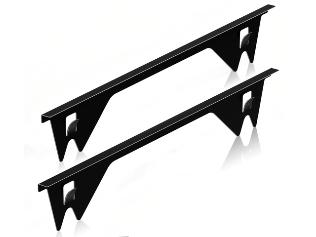 316 Stainless Steel Stove Gap Covers 2Pack, Stove Gap Filler, Black Oven Side Gap Filler, Range Trim Kit, Guard Between Stove and Countertop,...