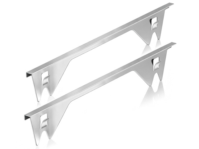 316 Stainless Steel Stove Gap Covers 2Pack, Stove Gap Filler, Silver Oven Side Gap Filler, Range Trim Kit, Guard Between Stove and Countertop,...