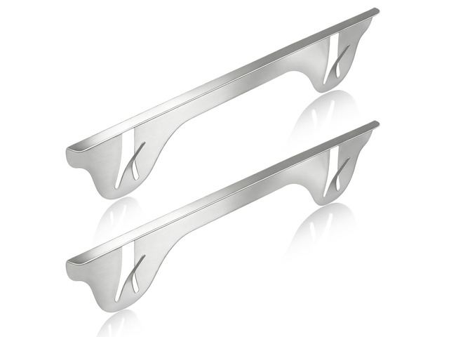 Upgrade 316 Stainless Steel Stove Gap Covers (2 Pack, 23.4, Silver), Heat-Resistant Stove Gap Filler for Kitchen Counter and Stovetop, Range Trim...