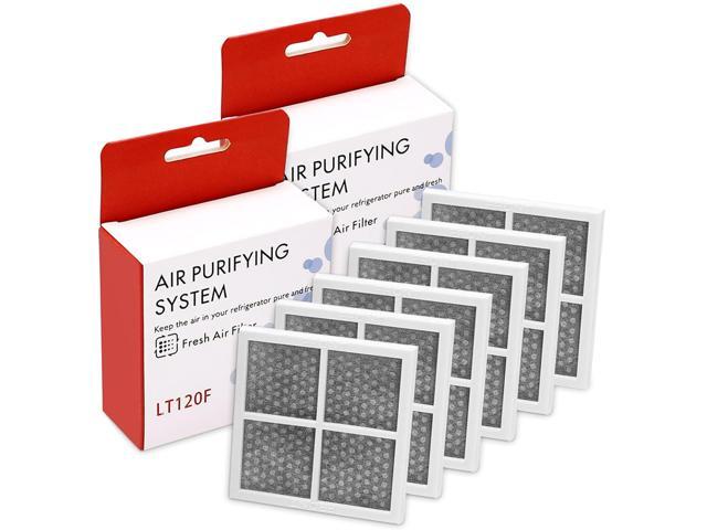 6 Pack LT120F Refrigerator Air Filter Replacement for LG Kenmore 9918 Compatible with LG LT120F Kenmore Elite 46-9918 469918 9918 Replaces...