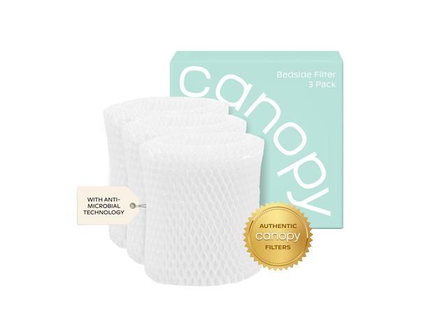 Original Bedside Humidifier Filter, 3-Pack, 6-Week Replacement