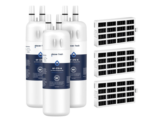 EDR1RXD1 Water Filter Compatible with W10295370A, 3+3 Packs Filter 1,EDR1RXD1, WHR1RXD1, KAD1RXD1,W10295370 Refrigerator Water Filter & w10311524...