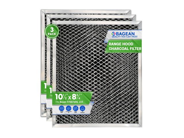 Stove Vent Filter 10.5'x8.8' 97007696 Fits Nutone Broan Range Hood Filter Replacement 41F Ductless Hood Vent Filter Oven Exhaust Fan Grease &...
