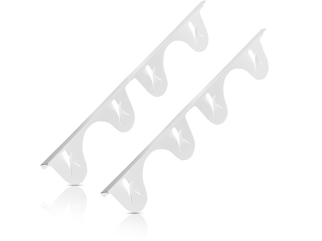 Stainless Steel Stove Counter Gap Cover (2 Pack, White), Stove Gap Guard, Stove Gap Filler for Kitchen, Range Trim Kit, Heat Resistant with Easy...