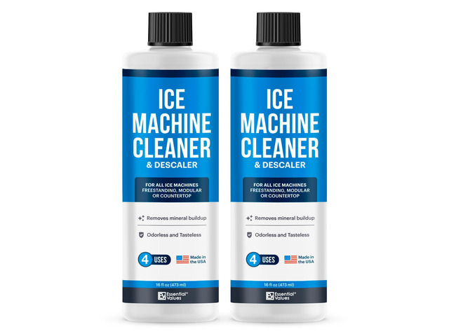 Ice Machine Cleaner and Descaler, 2 Pack x 16 fl oz, Nickel Safe Descaler, Ice Maker Cleaner Compatible with All Major Brands (Scotsman,...