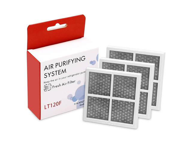 3 Pack LT120F Refrigerator Air Filter Replacement for LG Kenmore 9918 Compatible with LG LT120F Kenmore Elite 46-9918 469918 9918 Replaces...