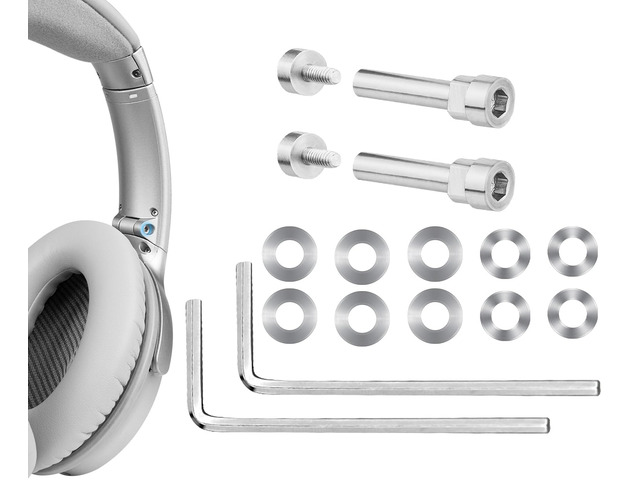Metal Swivel Pins Replacement Parts Kit for Bose QuietComfort 35/QC35/QC35 II/QC45/QuietComfort SE (QC SE)/Quiet Comfort Wireless Headphones, Hinge...