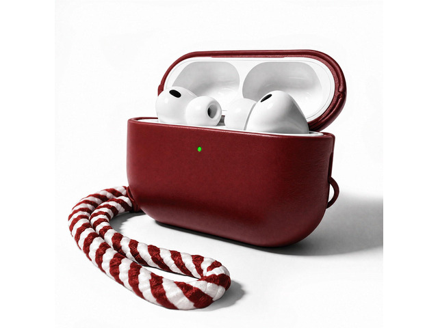 for AirPods Pro 3 Genuine Leather CaseAll-Round ShockproofMulti Leather, Frame+Hide Patented Dual LayerWireless Charging ReadyLED Visiblewith...