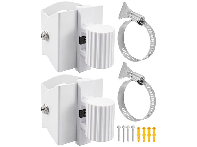 Wireless Bridge Mount Fit for Ubiquiti NanoStation AC and M Series Stainless Steel Base, Anti-Slip Design, Screw Locking, Angle Adjustment, Quick...