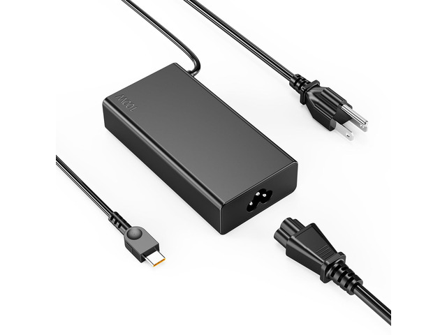 Slim 100W USB C Laptop AC Adapter for Lenovo Yoga 9i 9 7 7i ThinkBook 15 16 Yoga Slim 7 Pro ldeapad 5 Pro 16 SA11D52396 GX21J75543 ADL100YDC3A...