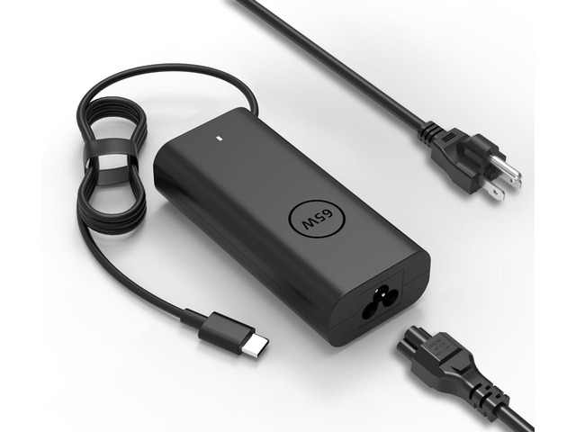 Slim 65W USB C Laptop Charger Compatible with Dell Pro 14 13 16 Plus AI PC, for 14 16 Plus, Pro 14 16, Premium, Rugged Laptop AC Adapter Power Cord...