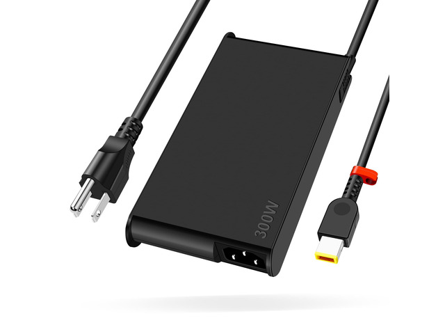 300W Slim Tip Laptop Charger Compatible with Lenovo Legion 7 7i 5i 5 pro 15 16 17 R7000P R9000K R9000P Y9000K Y9000X Gaming Laptop ADL300SDC3A...