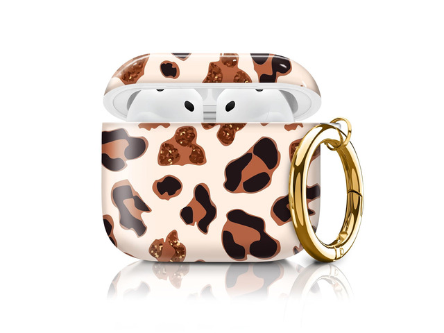 Compatible with AirPod 4th Generation Case Cover with Keychain, Full Protective Shockproof Wireless Headphone Case for Women Men Girl (Luxury...