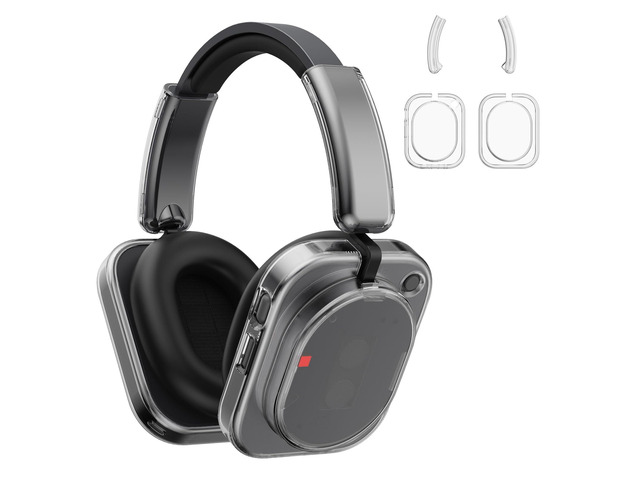 for Nothing Headphone (1) Shell Cover Protector, TPU Ear Cup Cover and PC Headband Compatible with Nothing Headphone (1),Anti-Scratch Ear Cap...