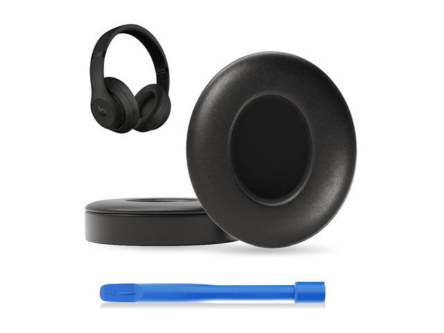 Replacement Ear Pads for Beats Studio 3 / Studio 2, EarPads for Studio3 / Studio2 Wireless Over-Ear Headphones, Black