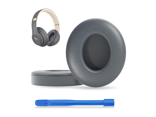 Replacement Ear Pads for Beats Studio 3 / Studio 2, EarPads for Studio3 / Studio2 Wireless Over-Ear Headphones, Shadow Gray